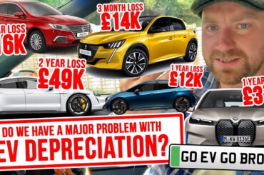 Do we have a MAJOR PROBLEM with EV depreciation? Case Studies.