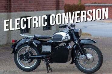 Full Build, No Talking: Vintage Honda Motorcycle Conversion to Electric.