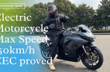 High-speed Electric Motorcycle Hurricane Max Speed 150kmph EEC DOT Proved
