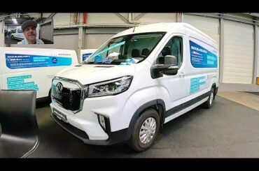 Maxus eDELIVER e Deliver 9 electric delivery cargo truck Transporter EV walkaround + interior K1245