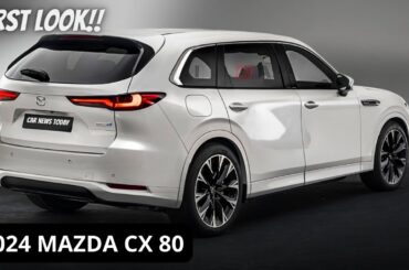 Next-Gen! All-New 2024 MAZDA CX 80 plug in hybrid | Interior, Exterior, Specs | bigger and luxurious