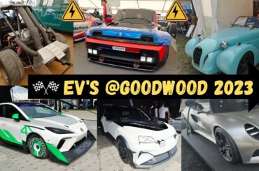 EVs at Goodwood FOS 2023. Focusing on the new & exciting electric cars at the show. #Goodwoodfos23