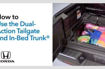 How to Use the Dual-Action Tailgate and In-Bed Trunk®