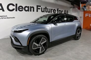 Fisker Ocean One with solar sky roof full electric SUV car all new model EV limited walkaround K1328