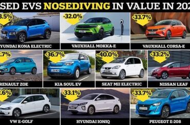 Used electric car values have dropped like a stone in 2023