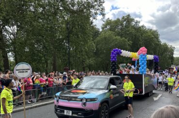 Rivian R1T at London Pride today