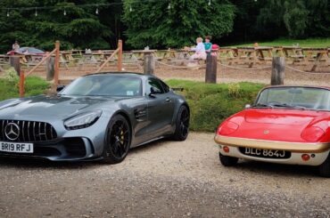 Mercedes AMG GT R and Lotus Elan Sprint [1300x650]