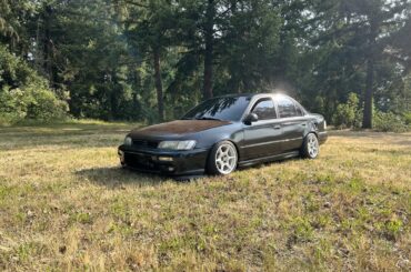 Cut and but needs done and dialing in rear fitment, but she’s done for the most part. Holiday break respray successful