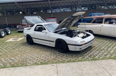 Mazda Savanna RX-7 FC that unfortunately has an LS swap