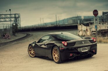 Ferrari 458 Italia black [1680x1050]