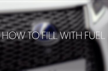Lexus RX: How to fill with fuel