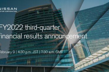 Live: Nissan FY22 third-quarter financial results announcement
