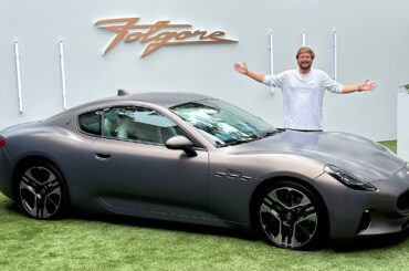 Maserati's First Electric Car! Full Tour Of The Grand Turismo Folgore - 800V System w/ 400kW Regen