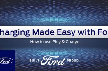 How do I use Plug & Charge at a public EV charging station? | Ford How-To | Ford