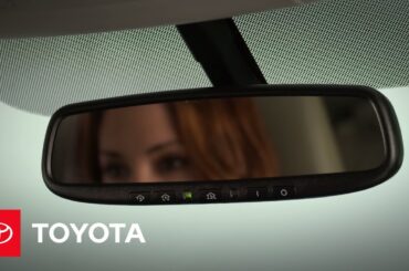 2012 Prius How-To: Auto-dimming Rearview Mirror | Toyota