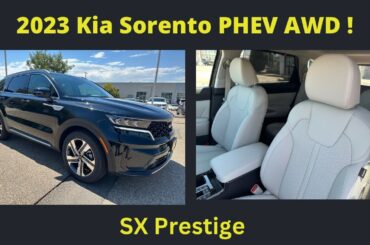 2023 Kia Sorento Plug-in Hybrid SX Prestige AWD! Amazing gas mileage!
