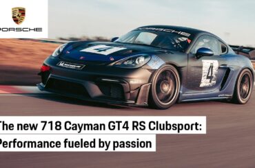 The new 718 Cayman GT4 RS Clubsport
