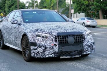 2024 Mercedes-AMG E53 Plug in Hybrid test mule First look