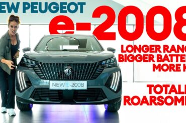 WHAT'S NEW ? Peugeot e-2008 all electric SUV - ALL the key improvements