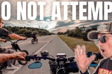 Why You NEED This INSANE Sur Ron - Teaching Friends How To Wheelie FAST Electric Dirt Bikes!