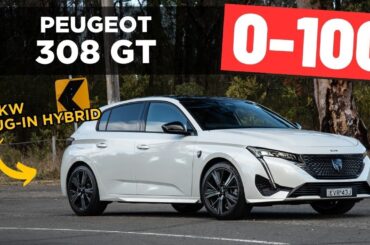 2023 Peugeot 308 GT Hybrid (PHEV) 0-100 & review
