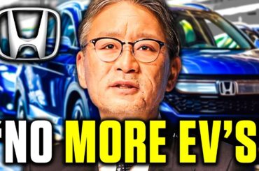 HUGE NEWS! Honda CEO SHOCKS All EV Makers!