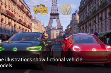 Miraculous: Ladybug & Cat Noir: Premiere Video with all-electric Volkswagen Hero Cars | Volkswagen