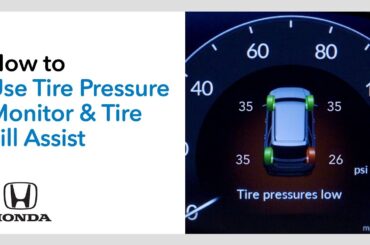 How to Use Tire Pressure Monitor & Tire Fill Assist