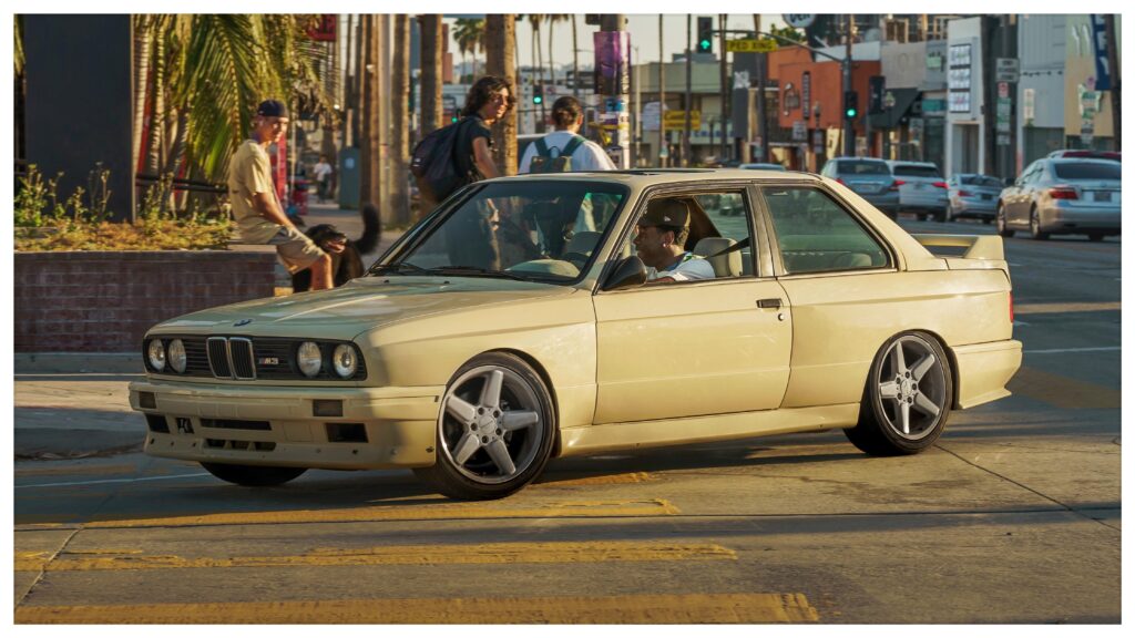 Tyler, The Creator with his [BMW E30 M3]