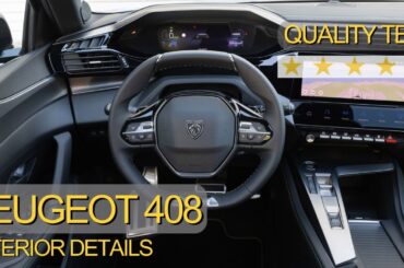 Peugeot 408 (2023) | Interior Details, Quality Test and Bottle Challenge