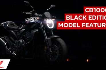 The New 2021 CB1000R Black Edition Model Features