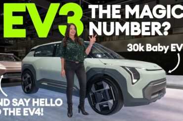 FIRST LOOK: Kia EV3 and EV4. Will baby brothers to the EV9 and EV6 be a hit? | Electrifying