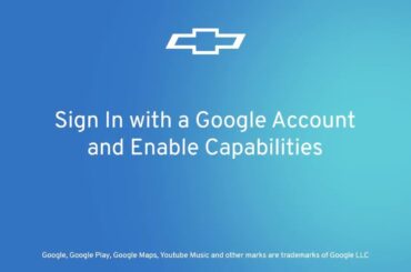 2024 Chevy Blazer EV: Education – Google Built-In Sign In and Enable | Chevrolet