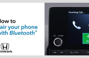 How to Pair and Use Mobile Phones with Bluetooth® HandsFreeLink®