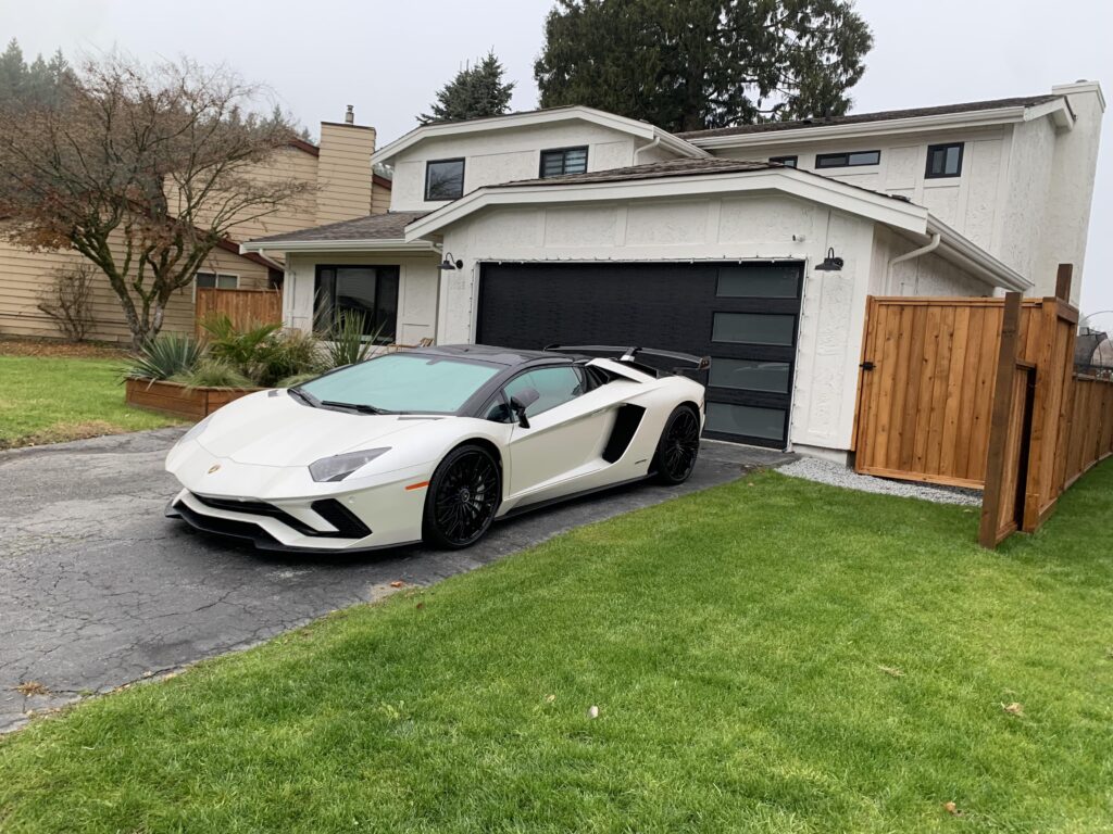 [Lamborghini] car bought to match the house or vice versa?