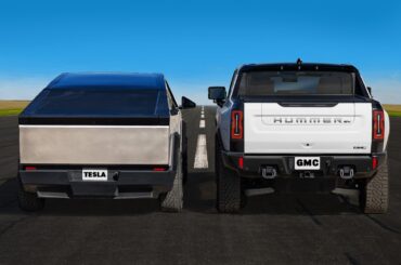 Tesla Cybertruck DRAG RACE