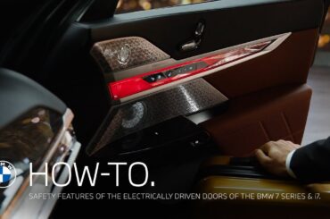 How To Video About the Electrically Driven Doors Safety Features of the BMW 7 Series or i7.