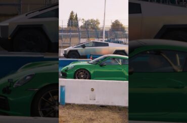Cybertruck vs Porsche 911 (with a twist)