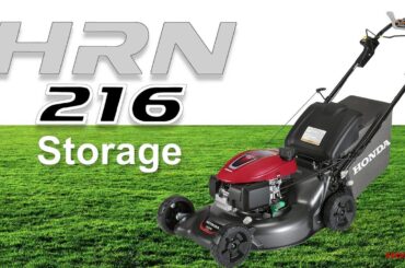 Honda HRN216 Lawn Mower Storage