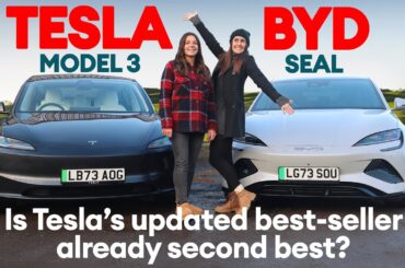 Tesla Model 3 vs BYD Seal TESTED - Is Tesla’s newcomer already second best? | Electrifying