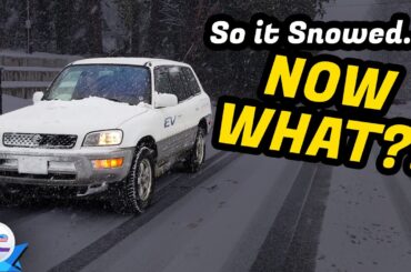 It Snowed. You Own An Electric Car. Now WHAT?
