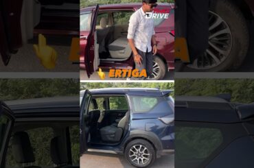 Ertiga VS XL6: Seat Space Face-Off #shorts #ertiga #xl6 #ertigavsxl6