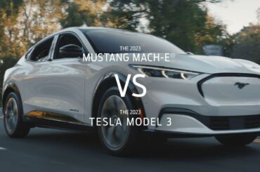 Head-to-Head | The 2023 Ford Mustang Mach-E® vs. Tesla Model 3 | Ford Canada