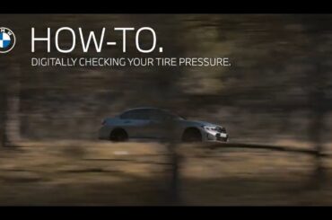 How-To Digitally Check Tire Pressure | BMW USA Genius How to