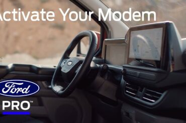 How and why to activate your Ford in-vehicle modem | Ford Pro™