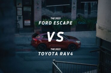 Head-to-Head | The 2023 Ford Escape vs. Toyota RAV4 | Ford Canada