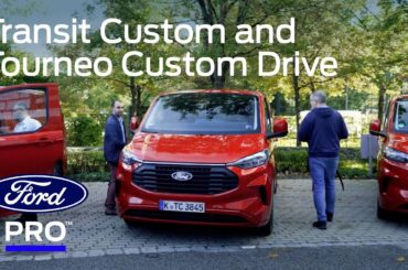 Ford Transit Custom and Tourneo Custom Media Drive 2023 with Ford Pro