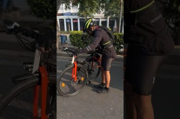 I tested out A full Sized but compact foldable bicycle