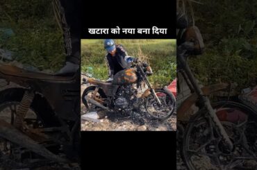 Restoration of Abandoned motorcycle | Restored old bike to New | #restoration #trending