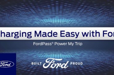 How to plan a trip with EV charging station stops? | Ford How-To | Ford